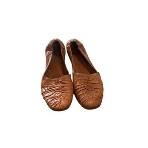Sundance 37 EU Brown Leather Viviane Ballet Flats